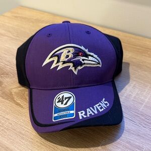 47 Brand Kids Ravens Hat in Purple and Black